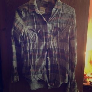 American Eagle button down flannel